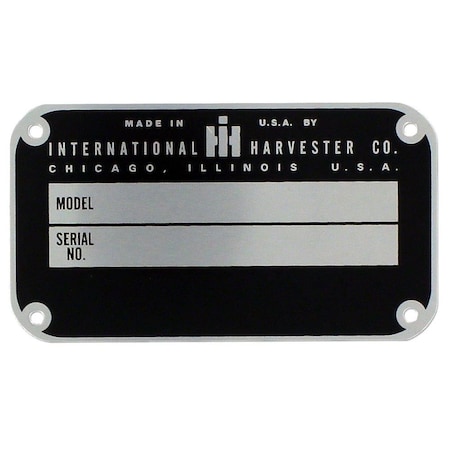 Aftermarket Serial Number Tag Fits FARMALL Fits International Harvester 400 404 424 450 460 OTK20-0947